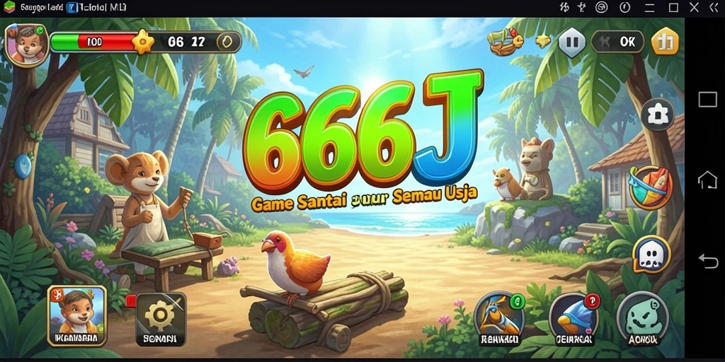 Tampilan screenshot permainan 666J yang seru dan penuh warna.