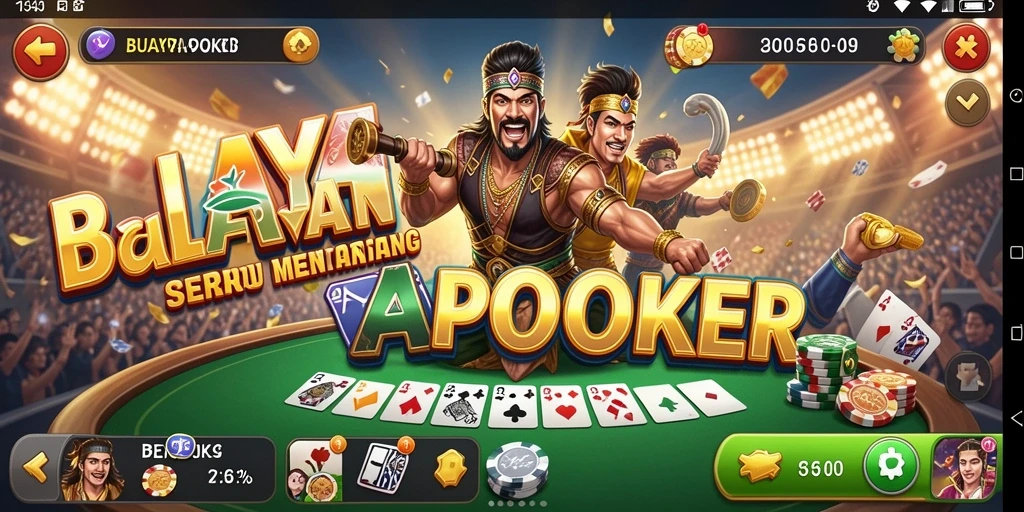 Tampilan mendebarkan dari gameplay balapan di BUAYAPOKER.