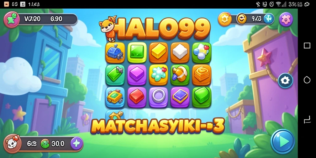 Tampilan permainan HALO99 dengan gameplay menarik dan penuh warna.